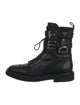 Giuseppe Zanotti Leather Combat Boots