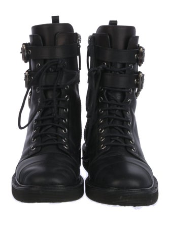 Giuseppe Zanotti Leather Combat Boots