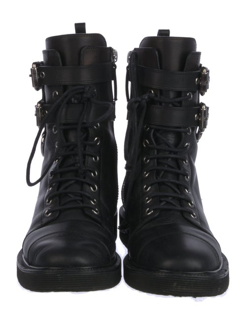 Giuseppe Zanotti Leather Combat Boots