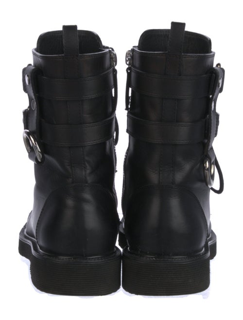 Giuseppe Zanotti Leather Combat Boots