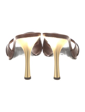 Giuseppe Zanotti Leather Slides