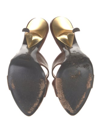 Giuseppe Zanotti Leather Slides