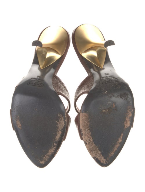 Giuseppe Zanotti Leather Slides