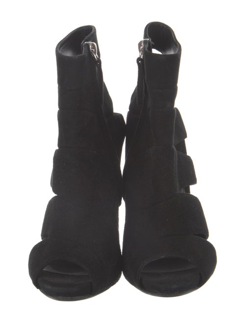 Giuseppe Zanotti Suede Cutout Accent Slingback Pumps