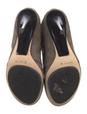 Giuseppe Zanotti Suede Lace-Up Boots