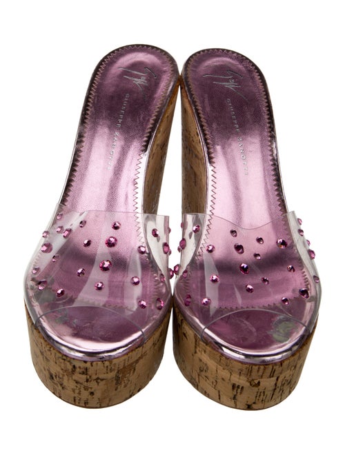 Giuseppe Zanotti PVC Crystal Embellishments Slides