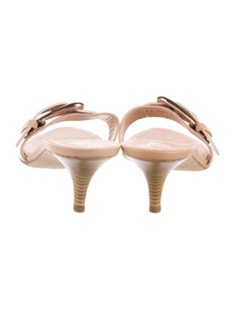 Giuseppe Zanotti Leather Slides