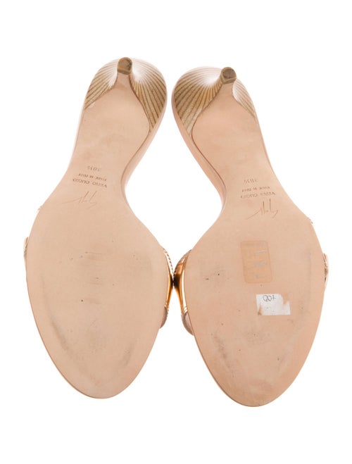 Giuseppe Zanotti Leather Slides