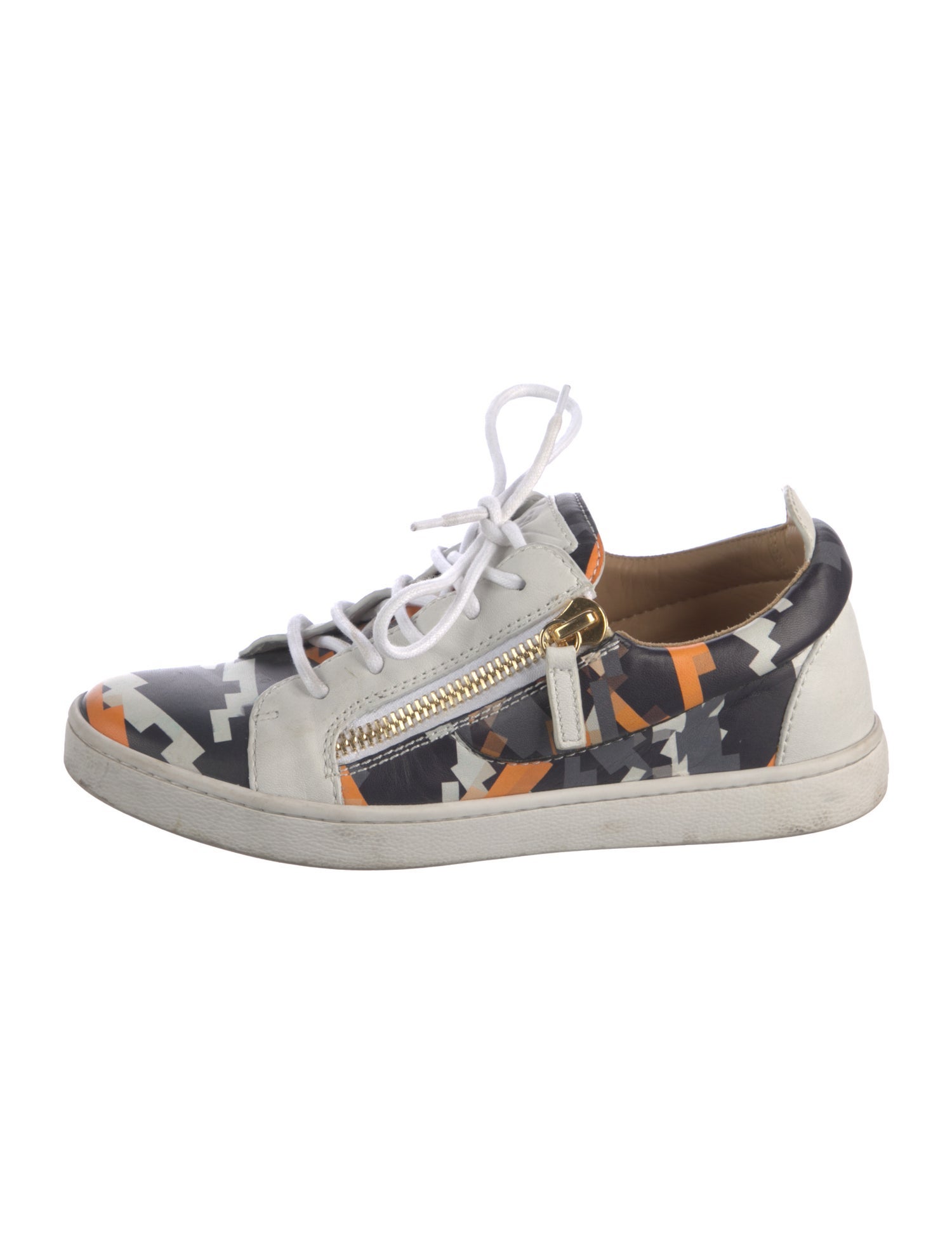 Giuseppe Zanotti Leather Printed Sneakers