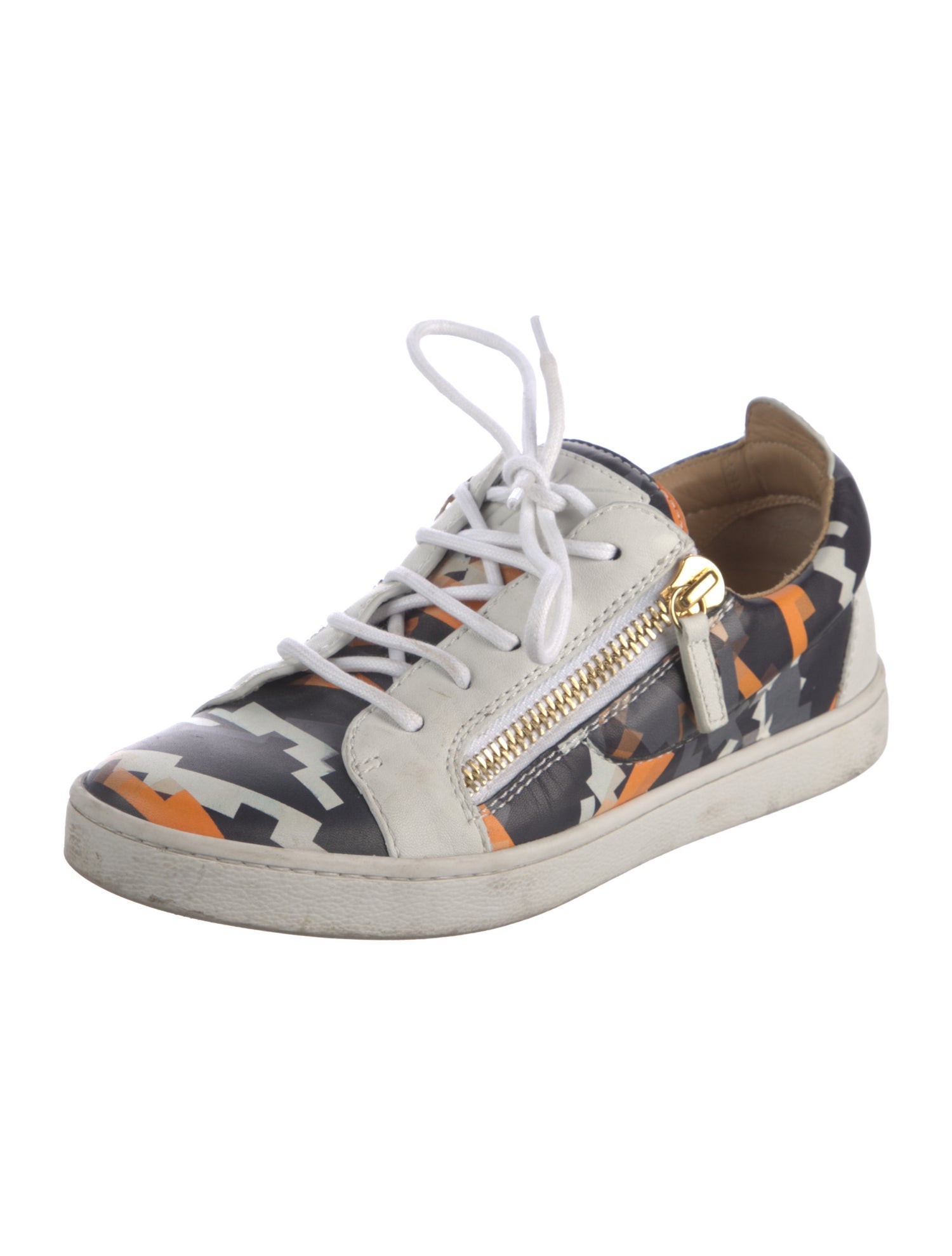 Giuseppe Zanotti Leather Printed Sneakers