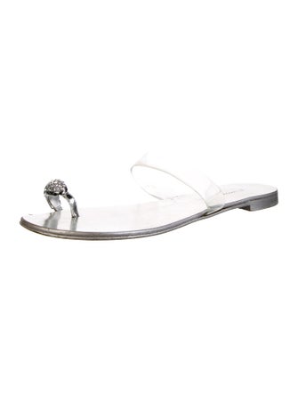 Giuseppe Zanotti PVC Crystal Embellishments Slides