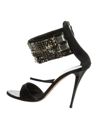 Giuseppe Zanotti Suede Gladiator Sandals