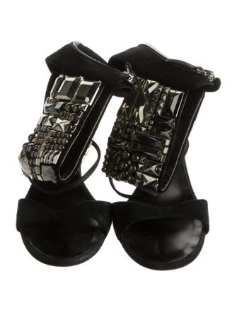 Giuseppe Zanotti Suede Gladiator Sandals