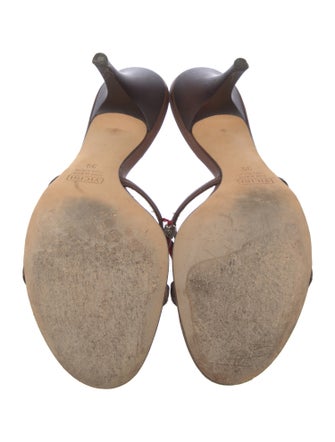 Giuseppe Zanotti Leather Crystal Embellishments Slides