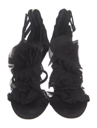 Giuseppe Zanotti Suede Gladiator Sandals