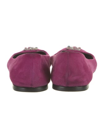 Giuseppe Zanotti Suede Ballet Flats