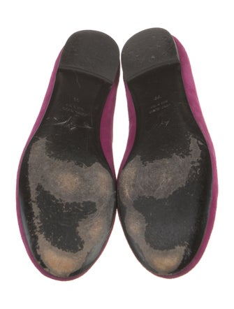 Giuseppe Zanotti Suede Ballet Flats