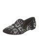 Giuseppe Zanotti Suede Floral Print Loafers