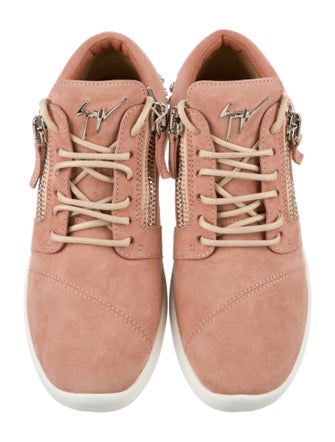 Giuseppe Zanotti Suede Crystal Embellishments Sneakers