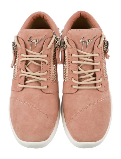 Giuseppe Zanotti Suede Crystal Embellishments Sneakers
