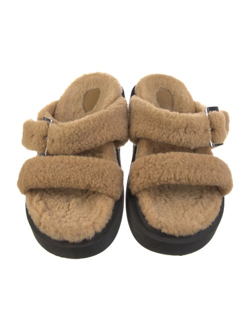 Giuseppe Zanotti Shearling Slides