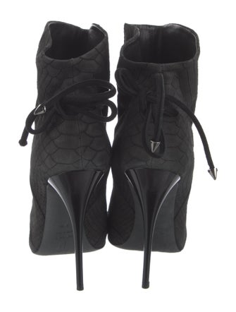 Giuseppe Zanotti Suede Lace-Up Boots