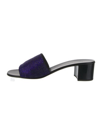 Giuseppe Zanotti Crystal Crystal Embellishments Slides
