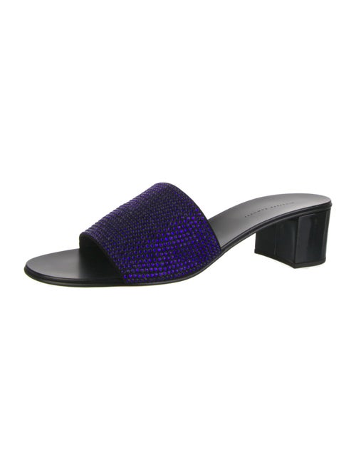 Giuseppe Zanotti Crystal Crystal Embellishments Slides