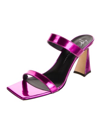 Giuseppe Zanotti Patent Leather Slides
