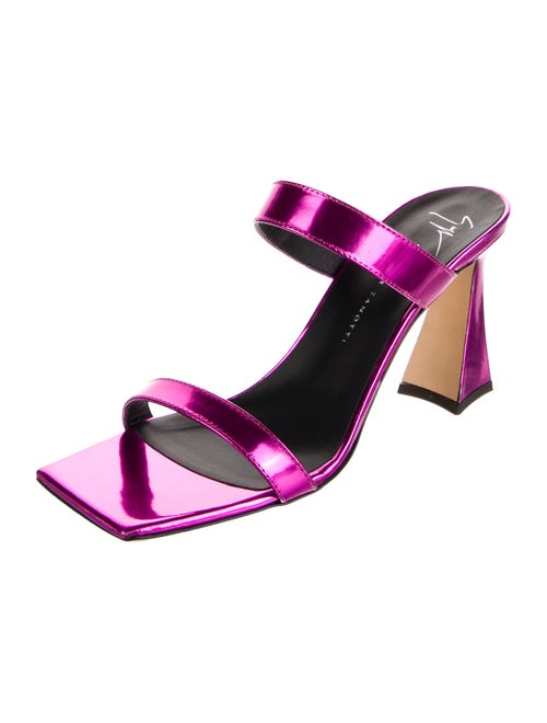 Giuseppe Zanotti Patent Leather Slides