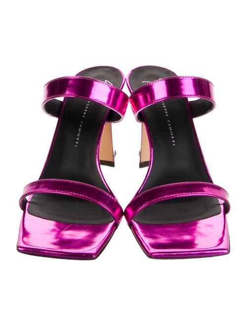 Giuseppe Zanotti Patent Leather Slides