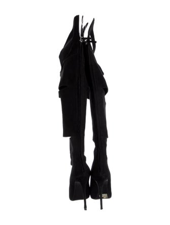 Giuseppe Zanotti Suede Cutout Accent Boots