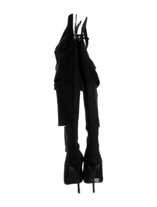 Giuseppe Zanotti Suede Cutout Accent Boots