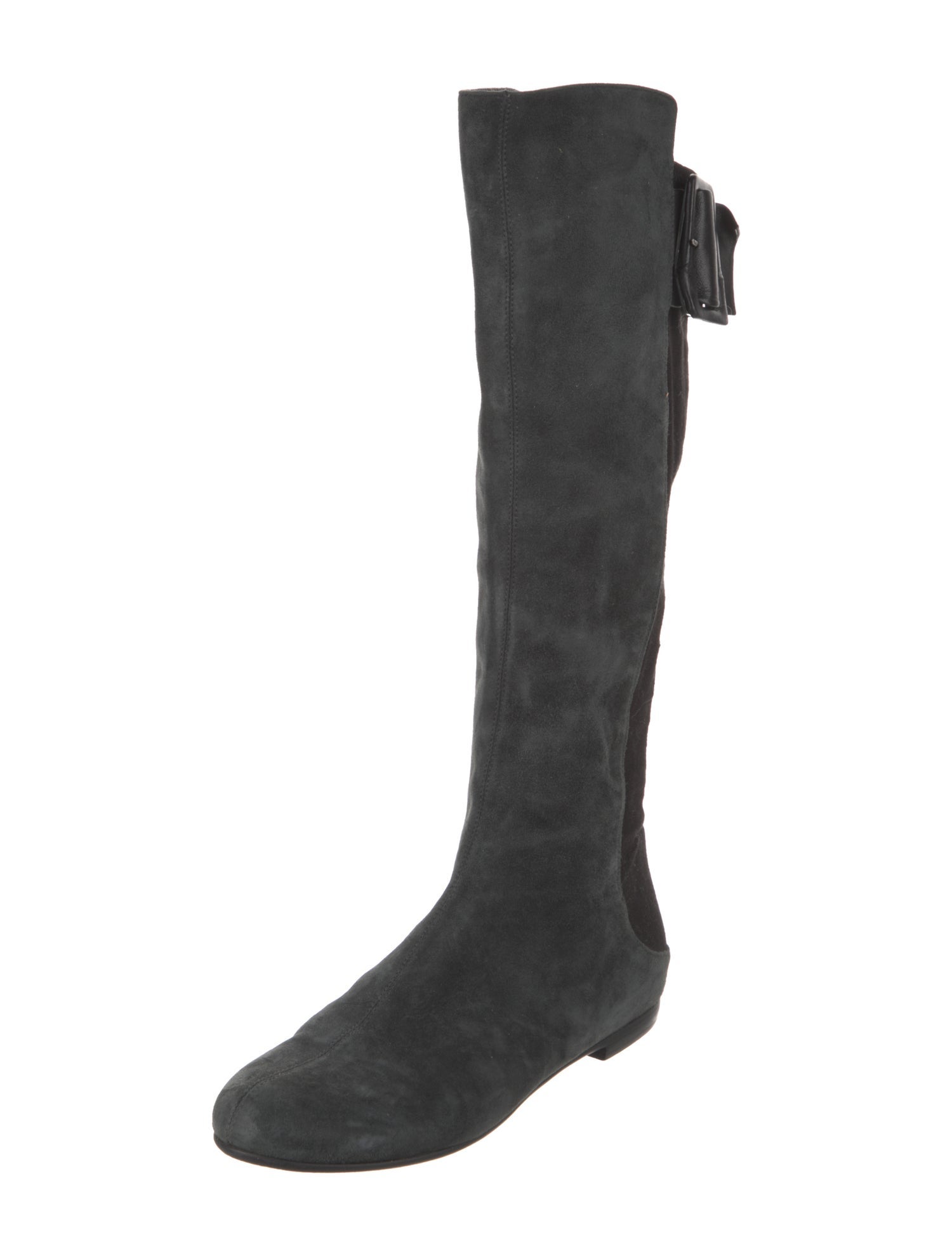 Giuseppe Zanotti Vintage Suede Riding Boots