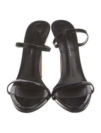 Giuseppe Zanotti Patent Leather Mules