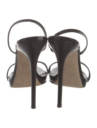 Giuseppe Zanotti Patent Leather Mules