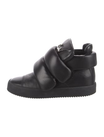 Giuseppe Zanotti Leather Wedge Sneakers