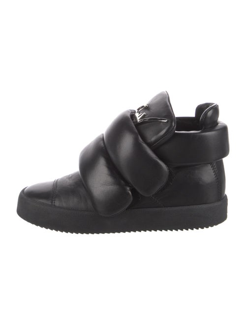 Giuseppe Zanotti Leather Wedge Sneakers