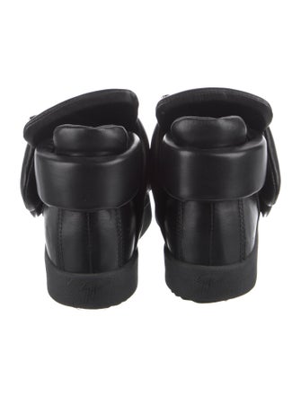 Giuseppe Zanotti Leather Wedge Sneakers