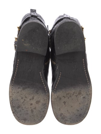 Giuseppe Zanotti Leather Combat Boots