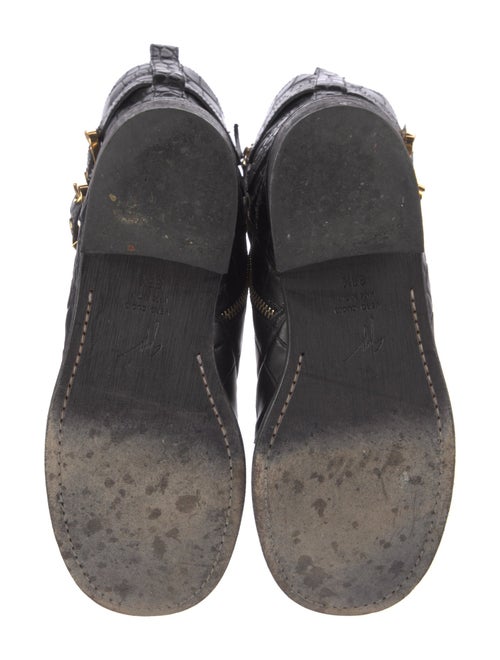 Giuseppe Zanotti Leather Combat Boots