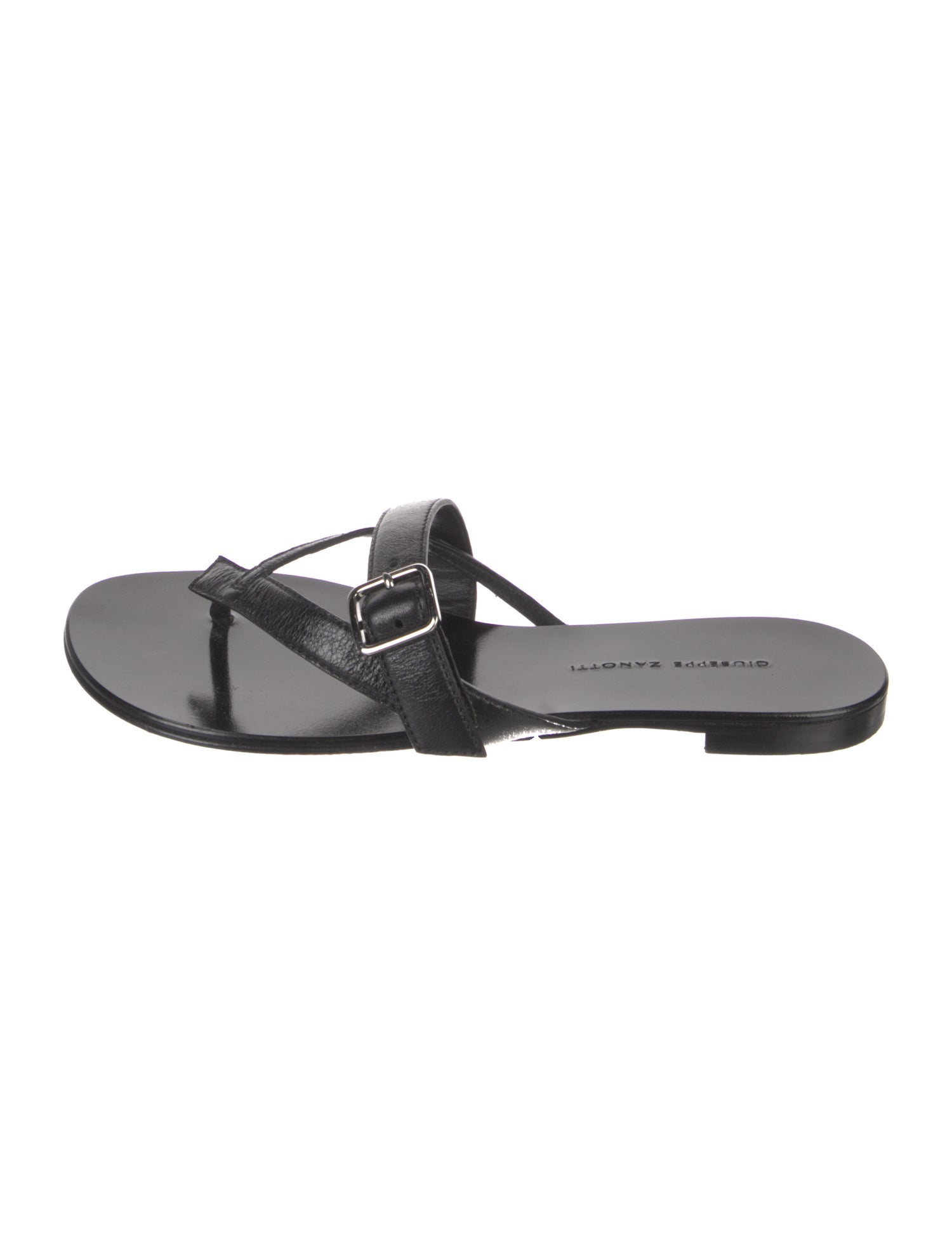 Giuseppe Zanotti Leather Slides
