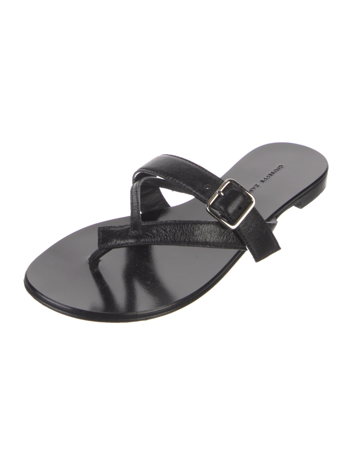 Giuseppe Zanotti Leather Slides