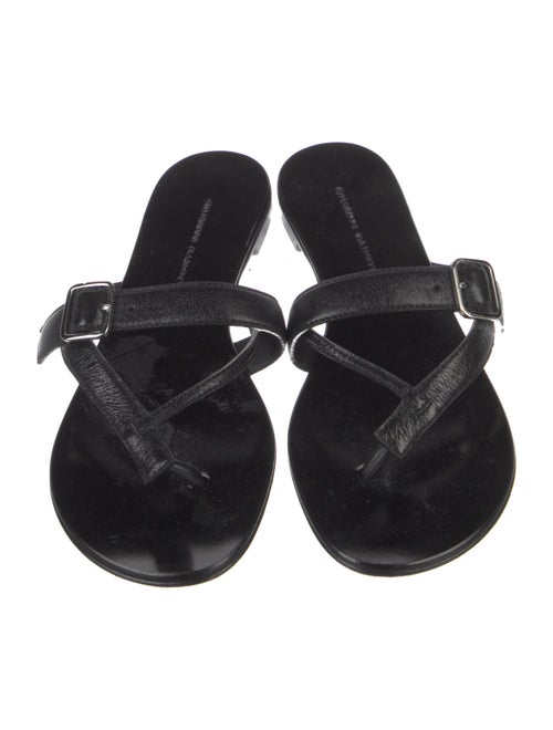 Giuseppe Zanotti Leather Slides