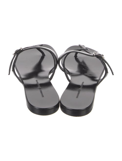 Giuseppe Zanotti Leather Slides