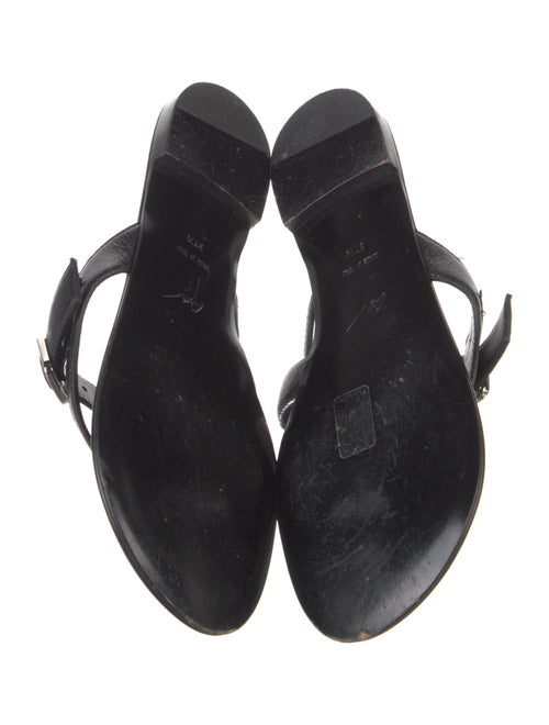 Giuseppe Zanotti Leather Slides