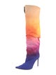 Giuseppe Zanotti Canvas Printed Sock Boots