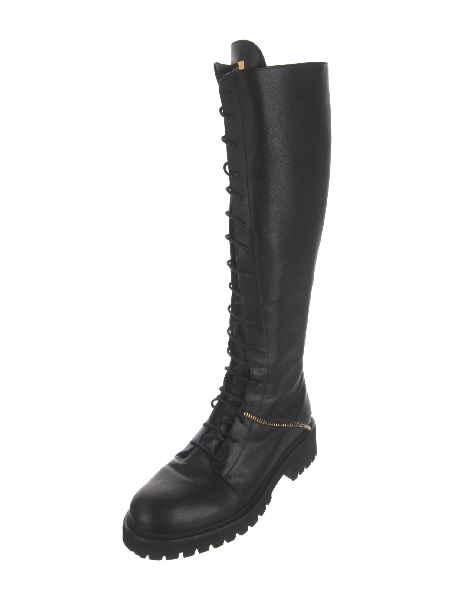 Giuseppe Zanotti Leather Lace-Up Boots