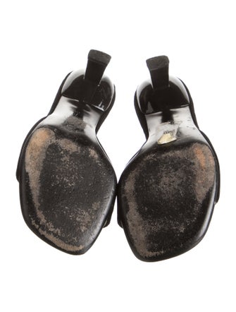 Giuseppe Zanotti Velvet Crystal Embellishments Slides