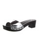 Giuseppe Zanotti Leather Studded Accents Slides